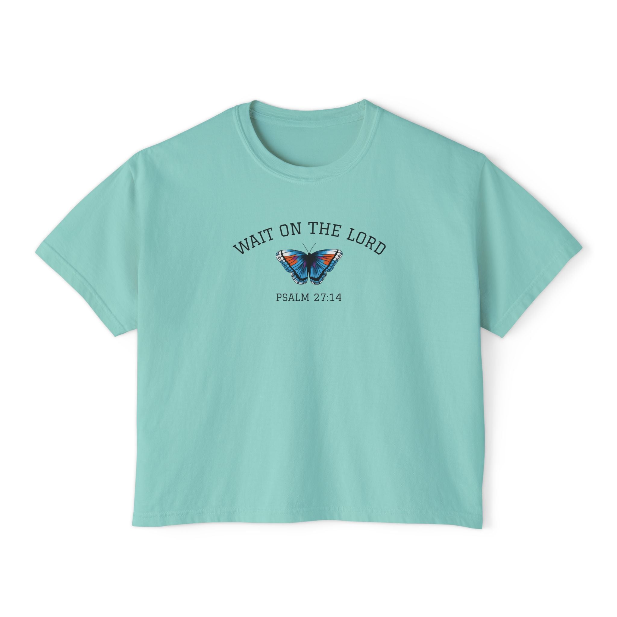 Wait on the Lord • Women's Boxy Tee