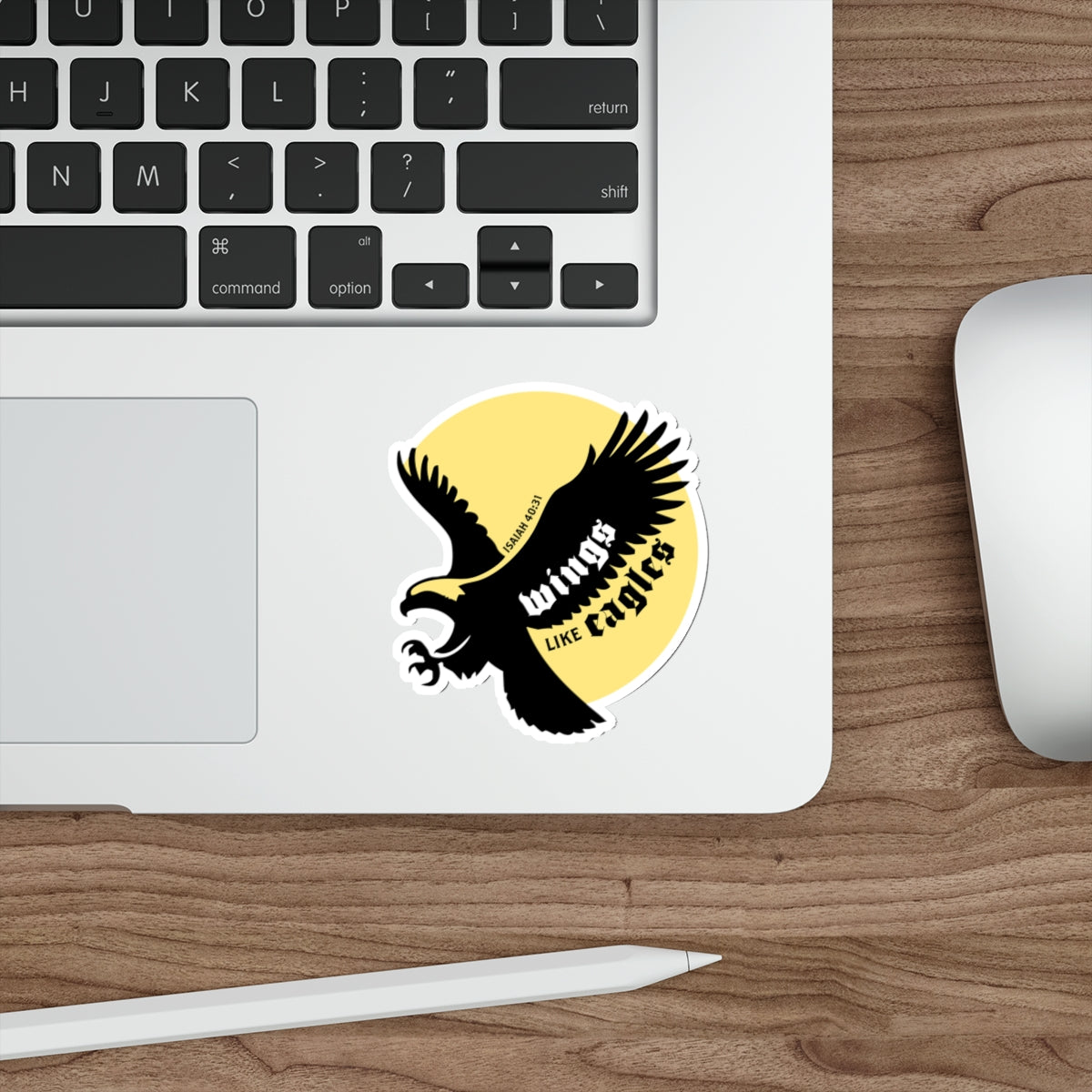 Wings Like Eagles • Vinyl Sticker