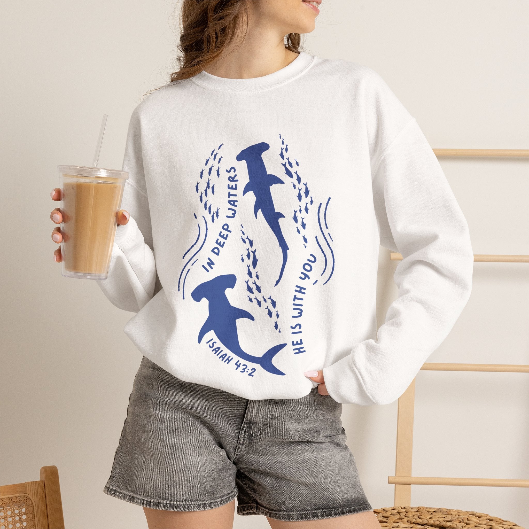 Isaiah 43:2 • Crewneck Sweatshirt