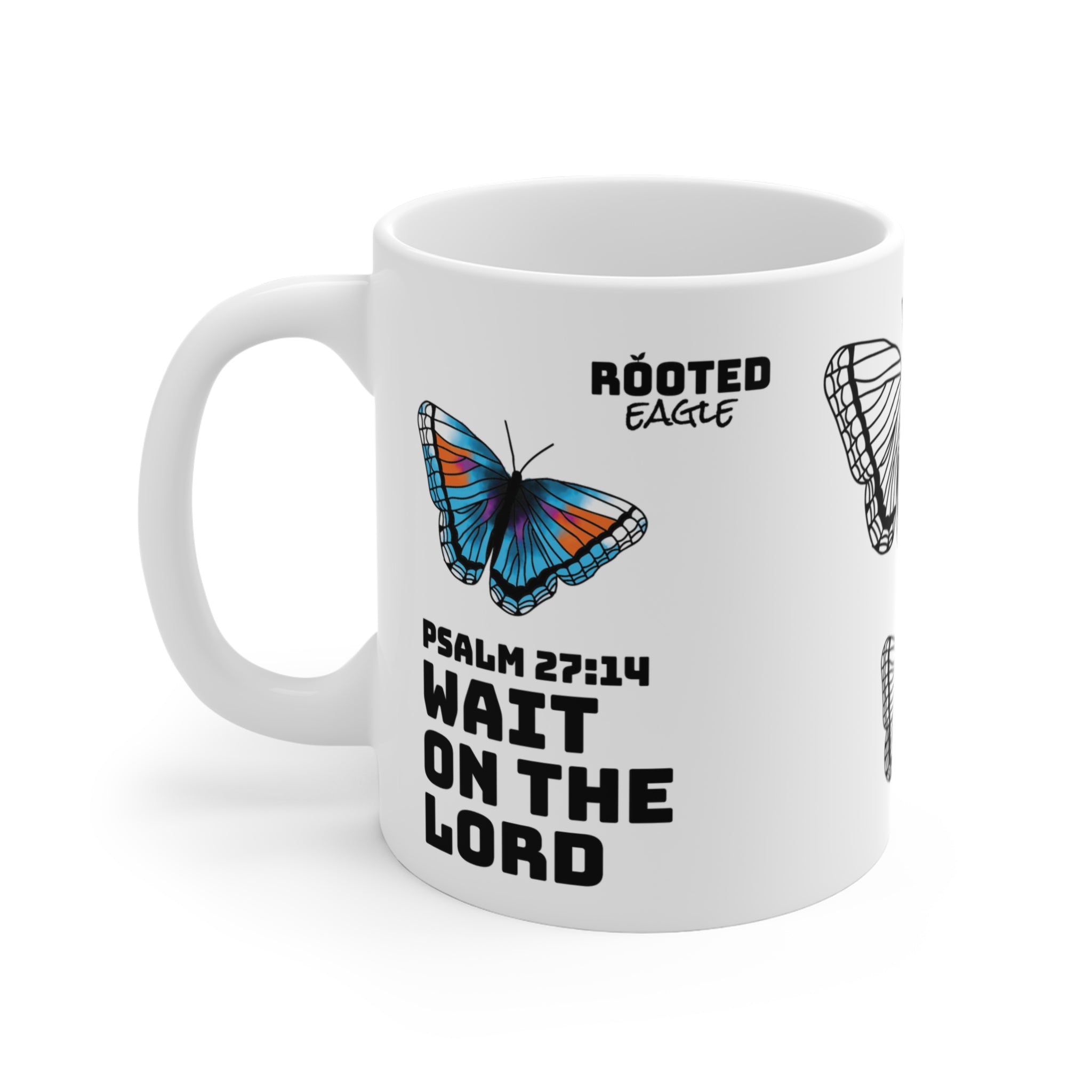 Psalm 27:14 • Ceramic Mug