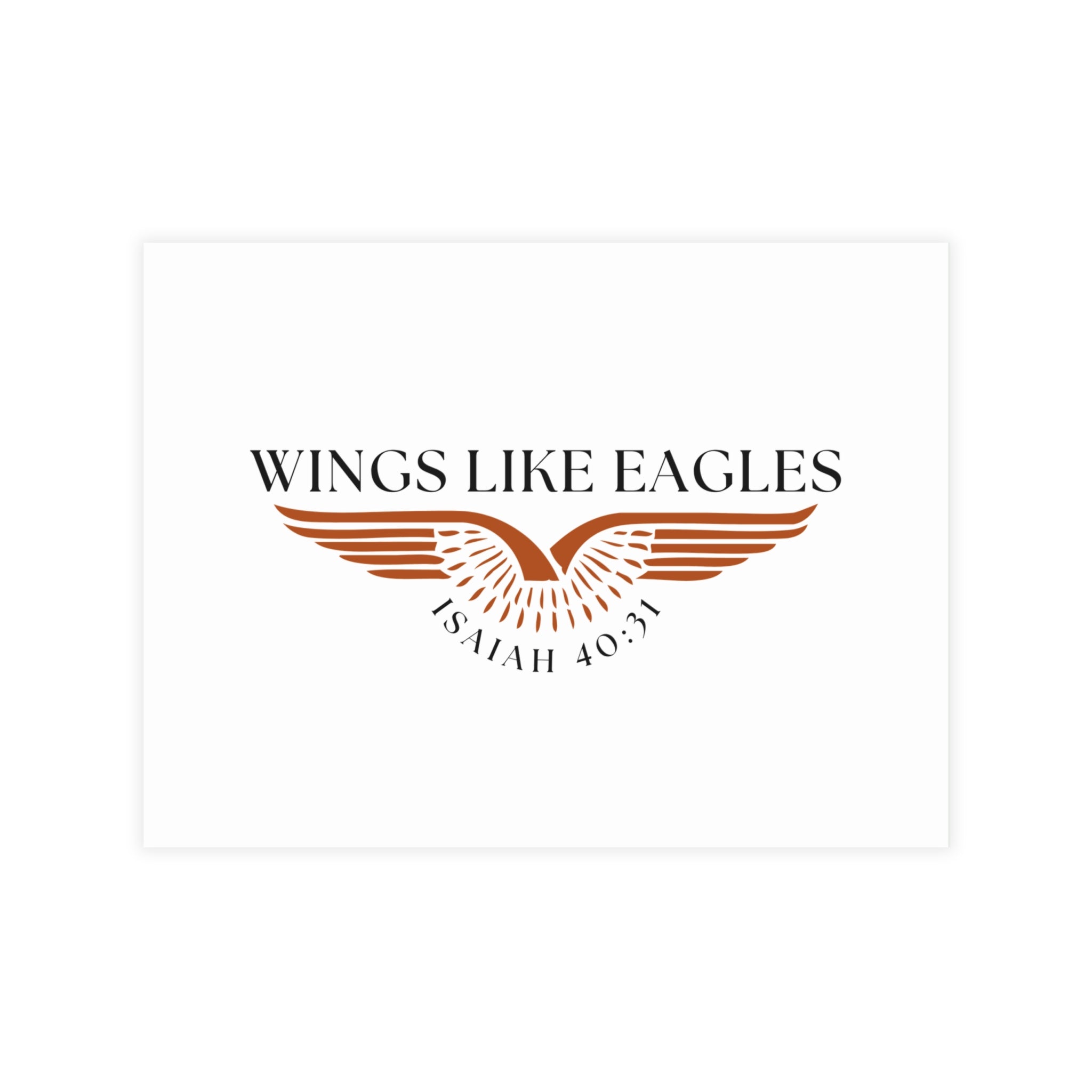 Wings Like Eagles • Postcards