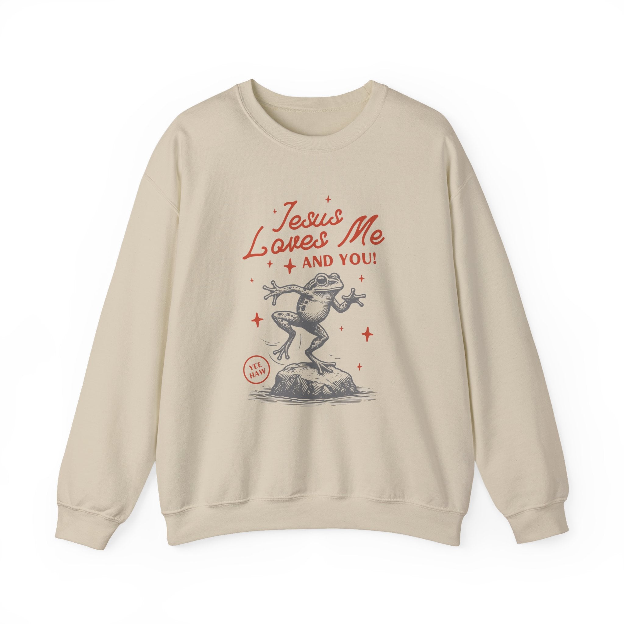 Jesus Loves Me • Crewneck Sweatshirt