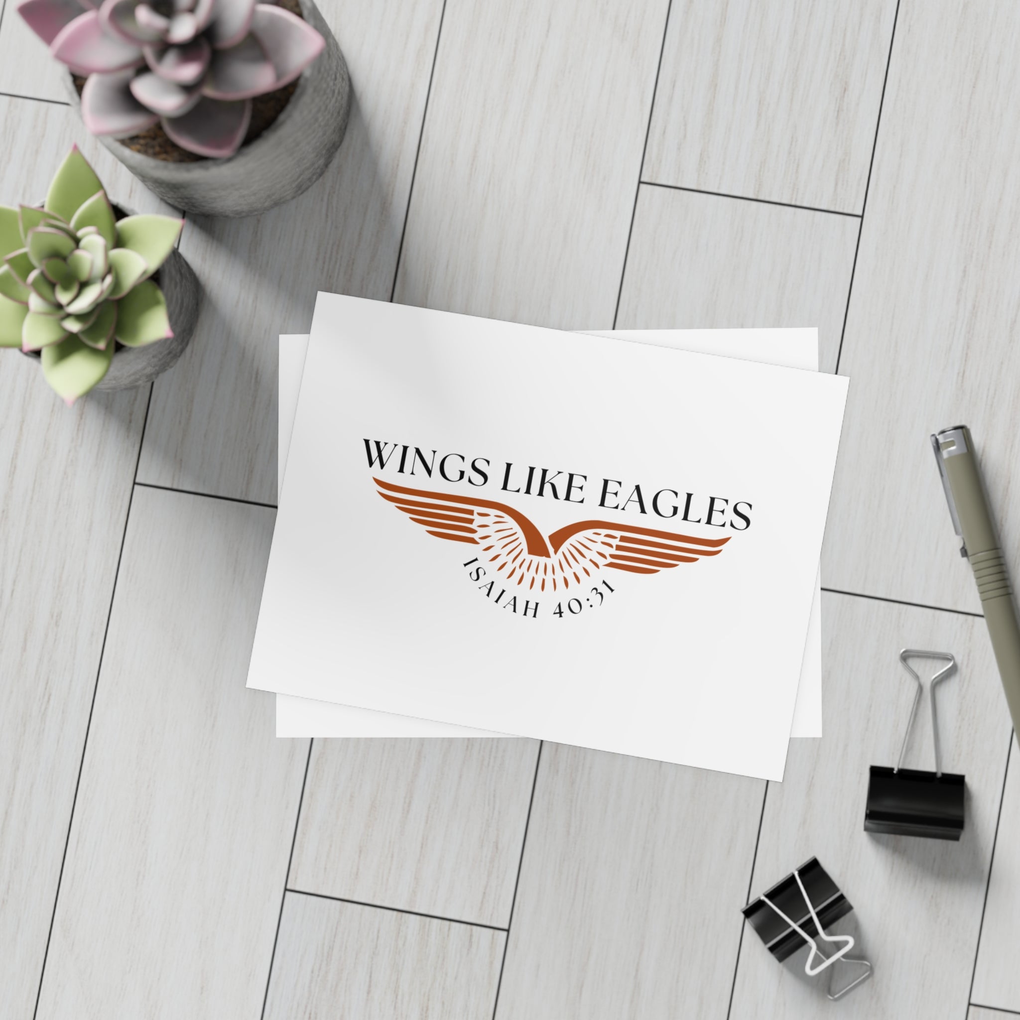 Wings Like Eagles • Postcards