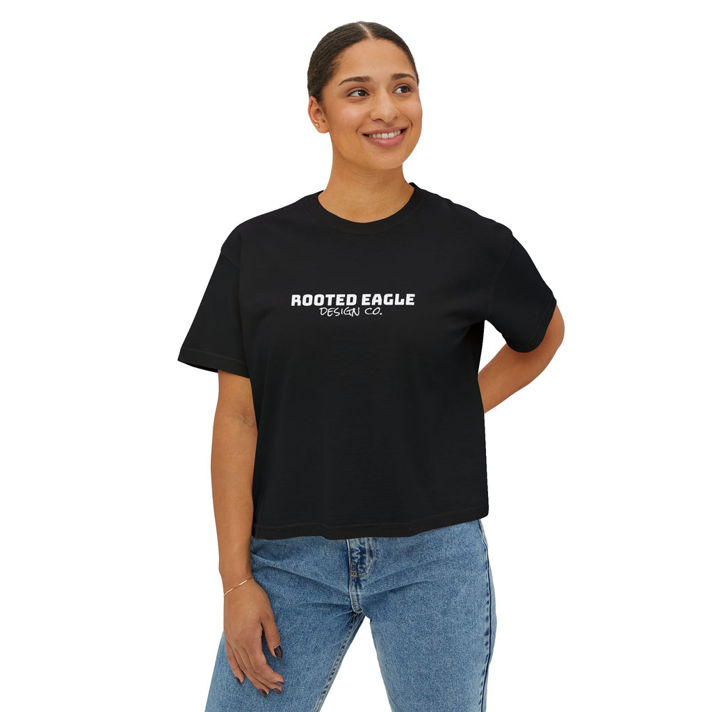 Rooted Eagle Design Co. • Women's Boxy Tee