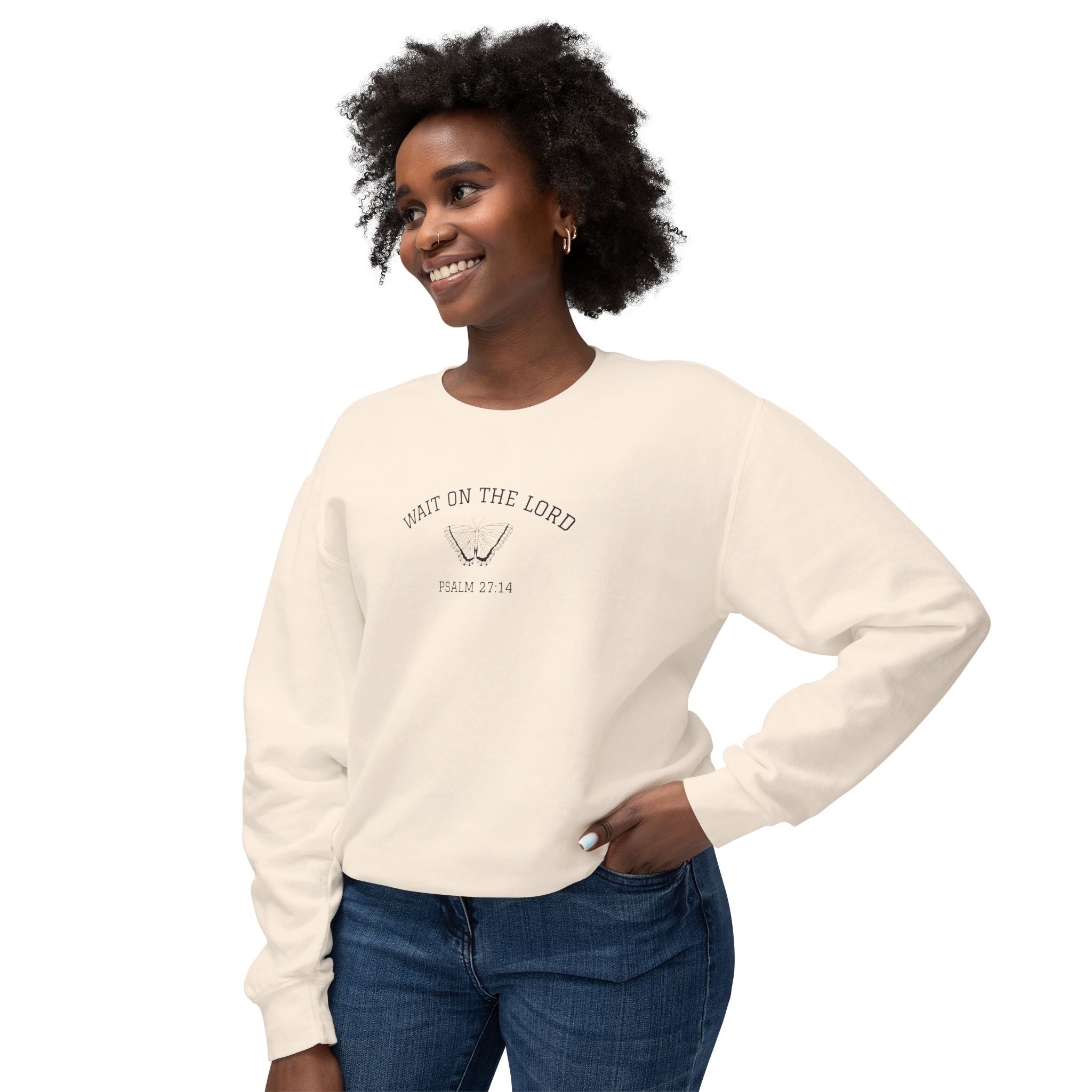 Psalm 27:14 • Comfort Colors Sweatshirt