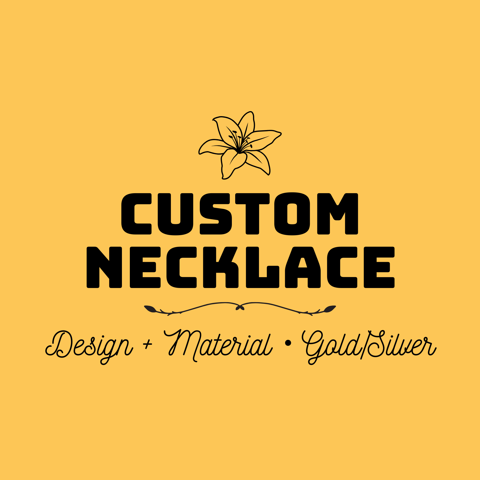 Custom Charm Necklace