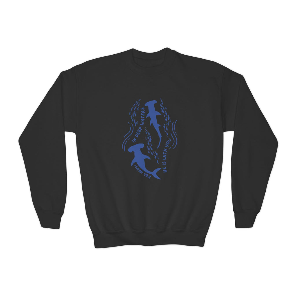 Isaiah 43:2 • Youth Crewneck Sweatshirt