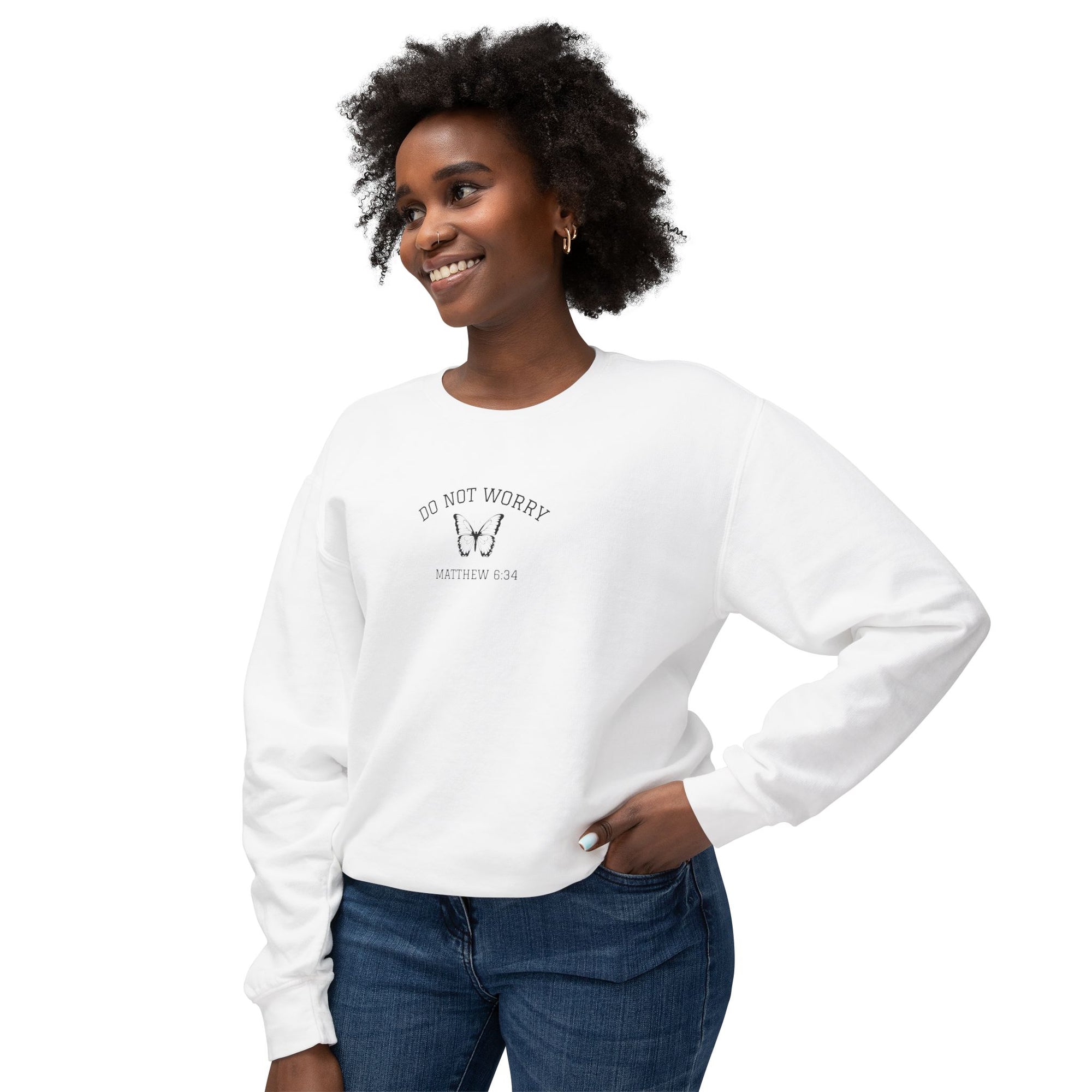 Matthew 6:34 • Comfort Colors Sweatshirt