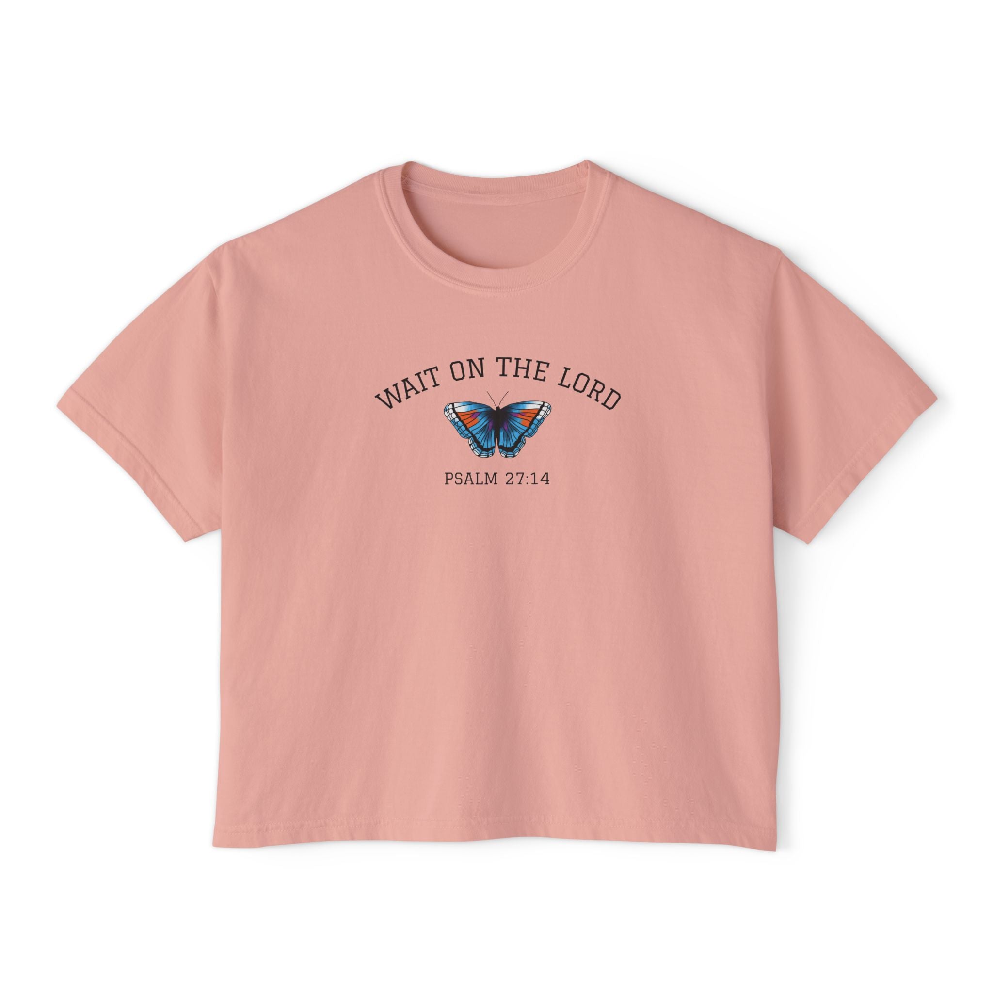 Wait on the Lord • Women's Boxy Tee