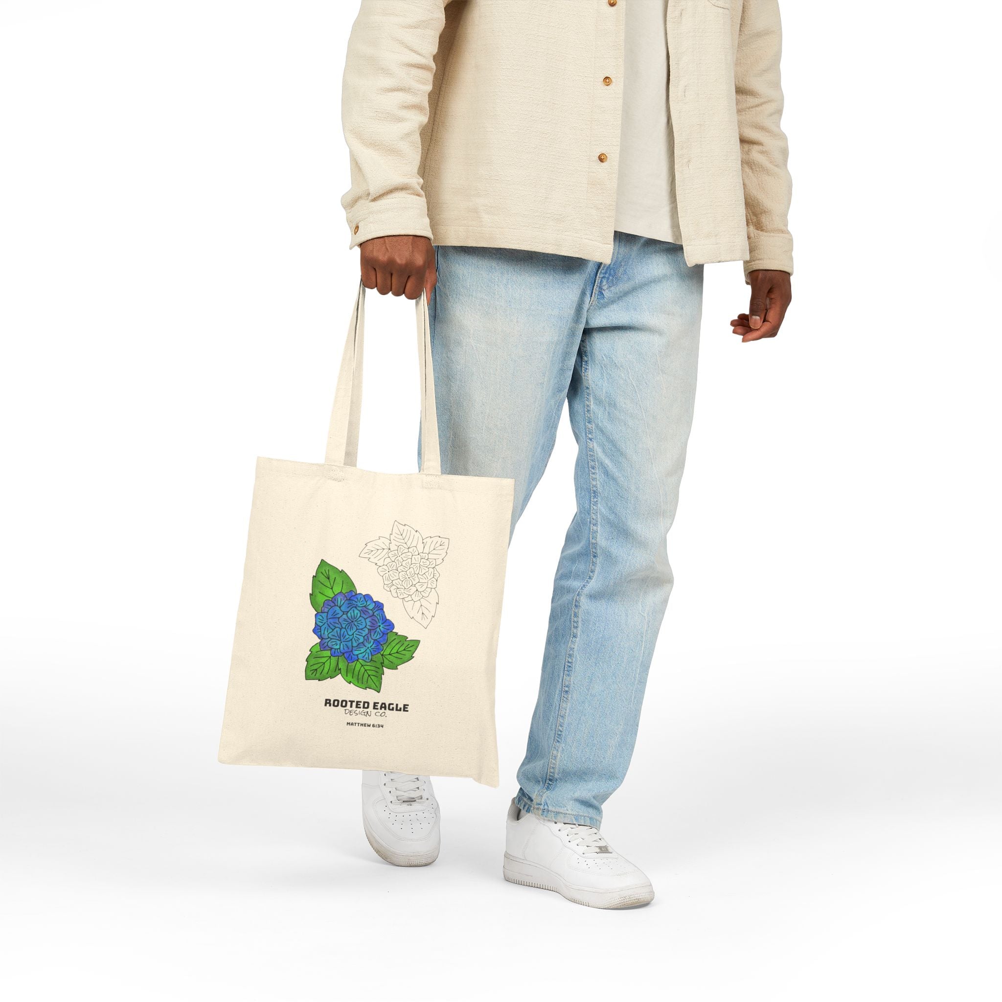 Matthew 6:34 • Cotton Canvas Bag