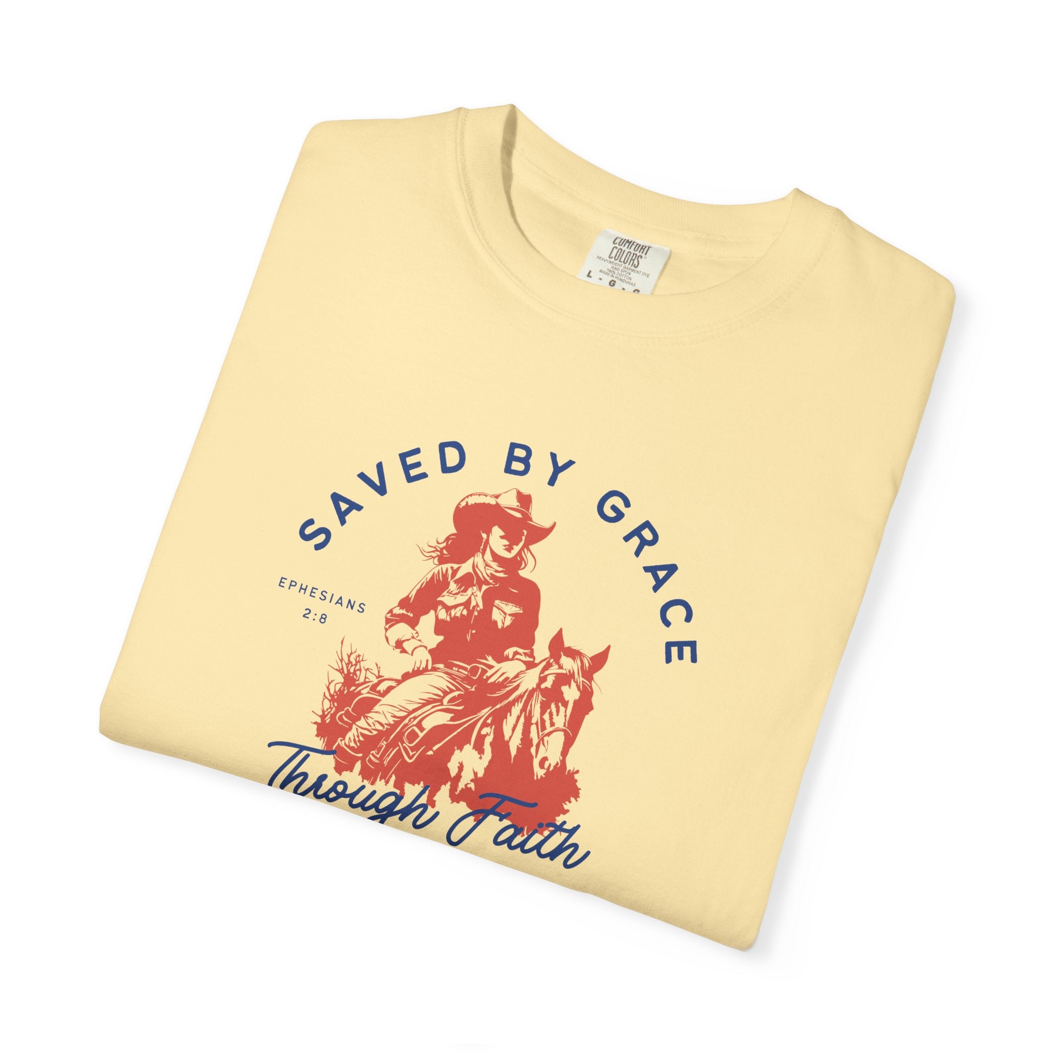 Saved by Grace • Comfort Colors Tee