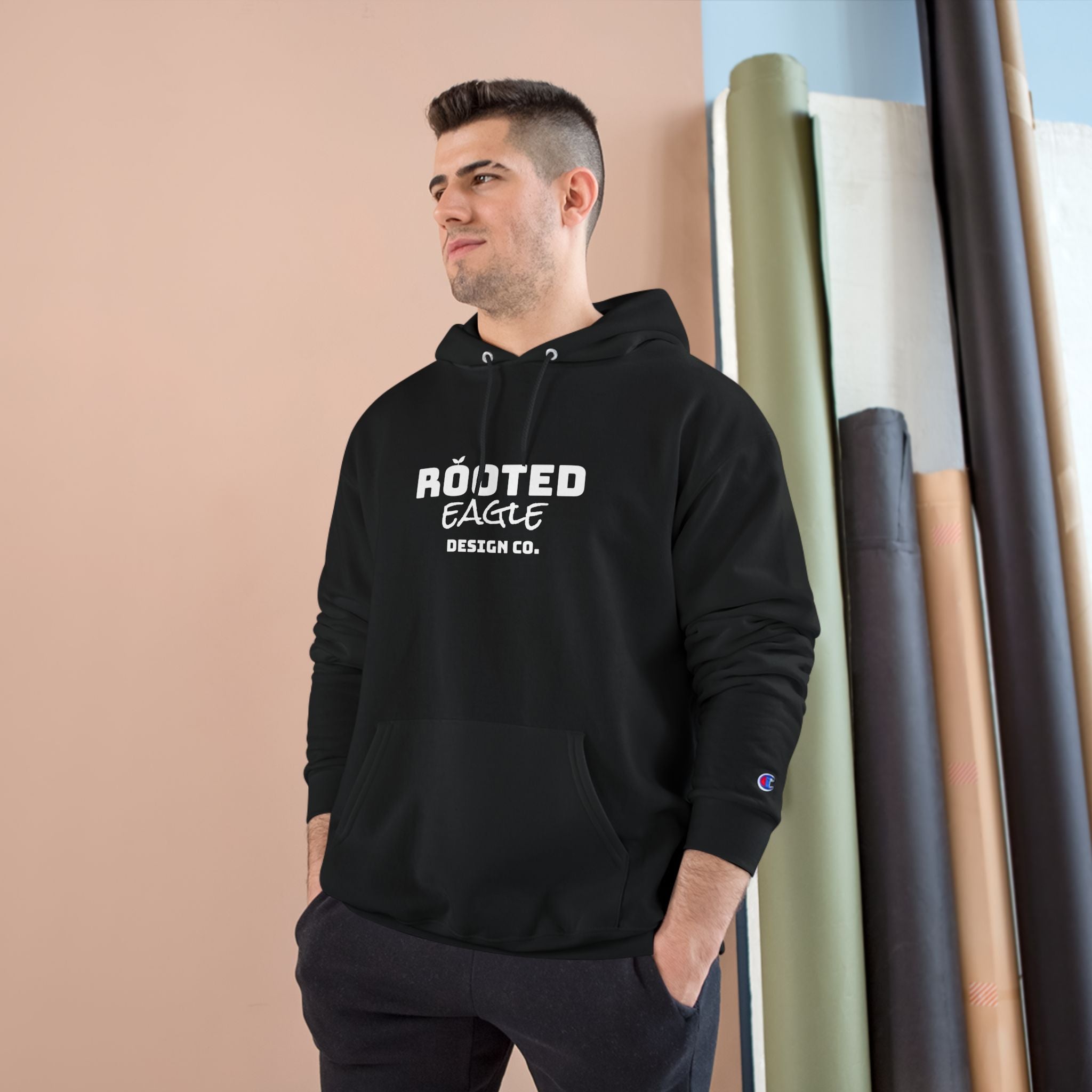 Rooted Eagle • Champion Hoodie
