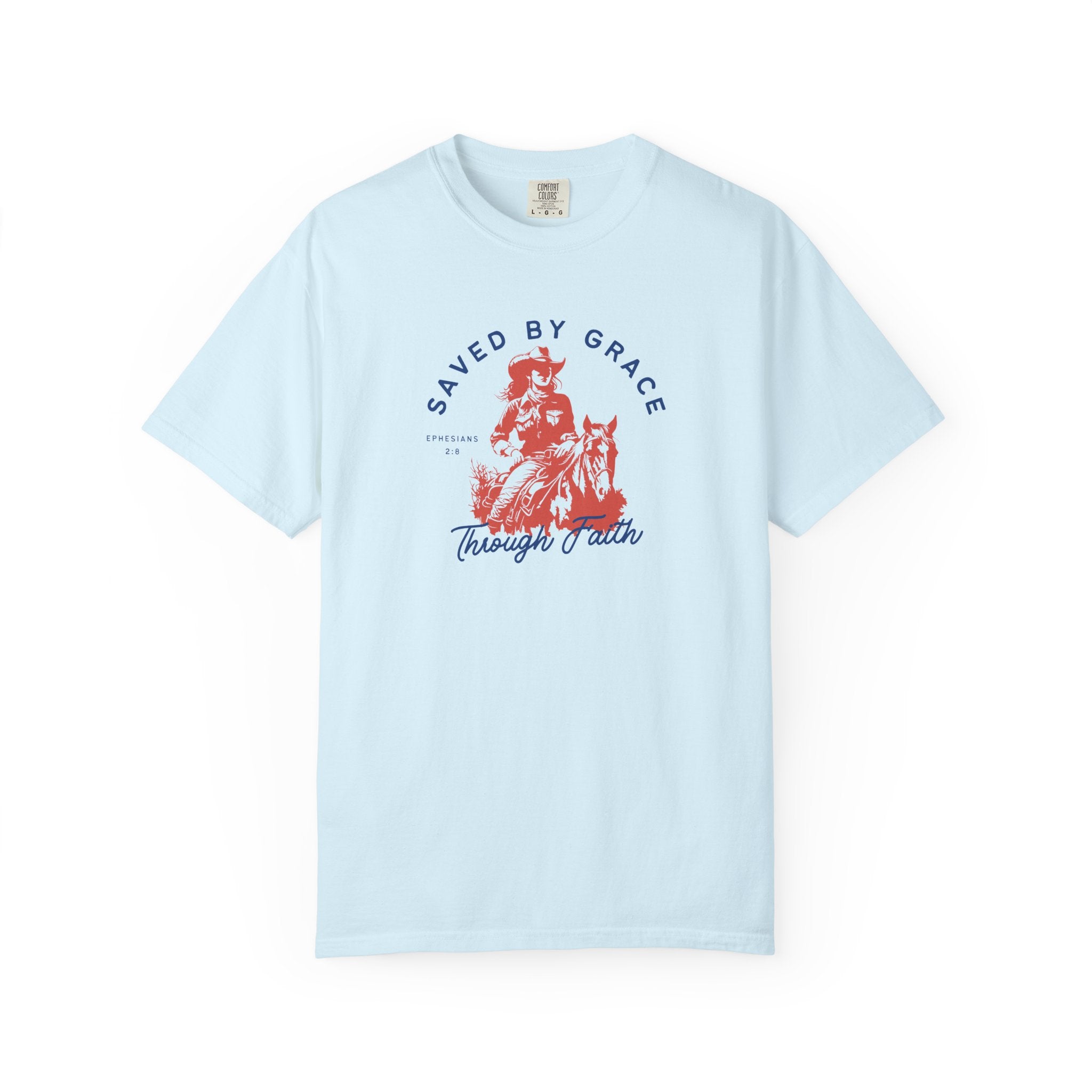 Saved by Grace • Comfort Colors Tee