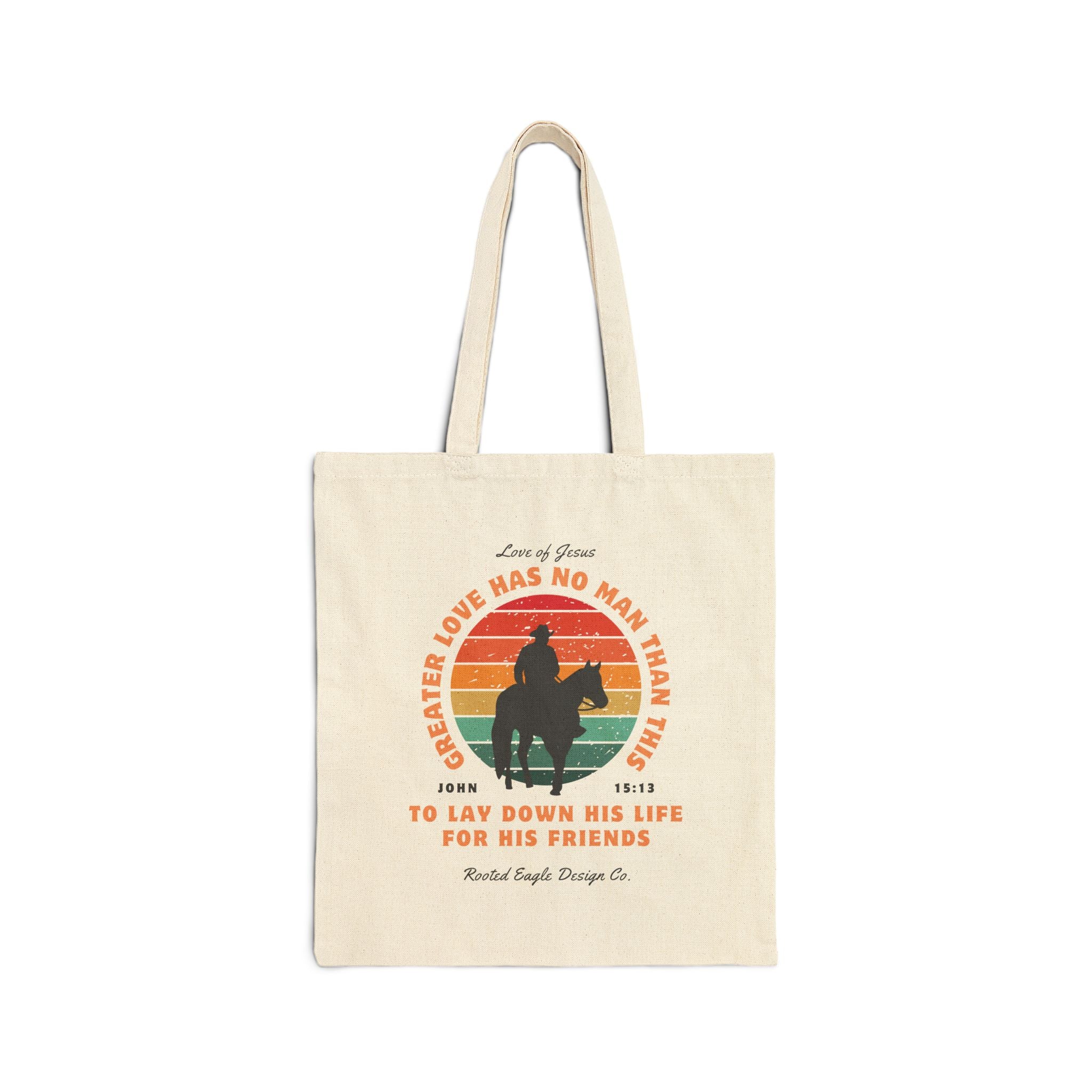 John 15:13 • Cotton Canvas Bag