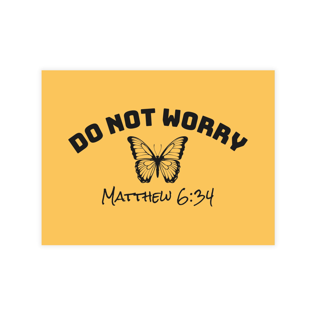 Matthew 6:34 • Postcard + Envelope