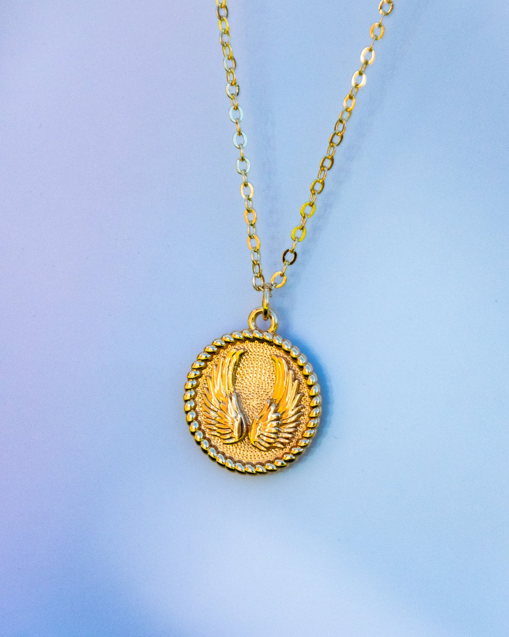 Wings Like Eagles • Gold Chain Necklace