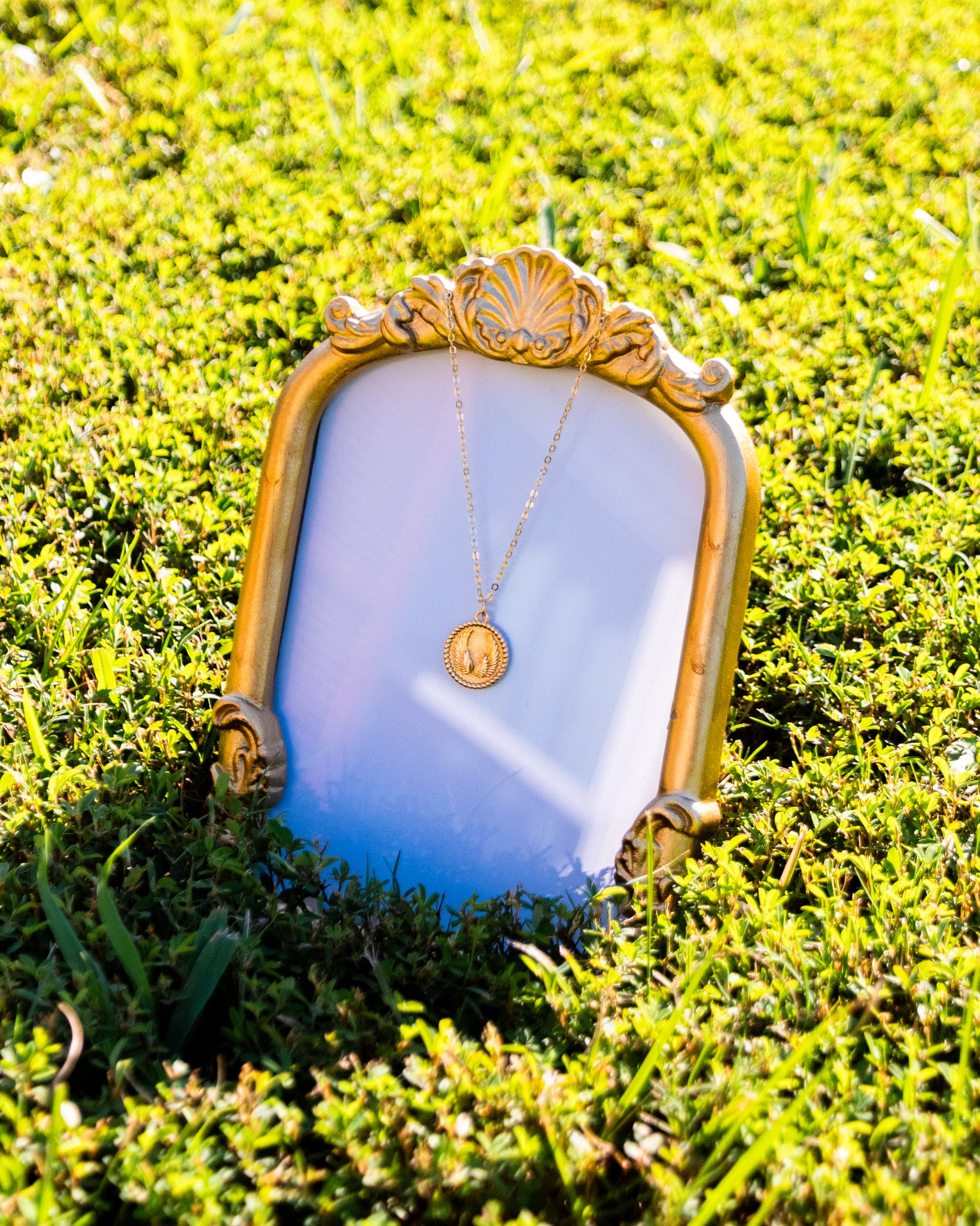 Wings Like Eagles • Gold Chain Necklace